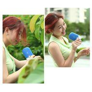 LOHOME&reg; Portable USB Rechargeable Mini Bladeless Handheld Air Conditioning Fan (Black) N12