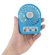 D-FantiX 3-inch Mini Portable Fan 4 Speeds Rechargeable USB Desktop Fan Personal Fan Small Handheld Fan Battery... N15