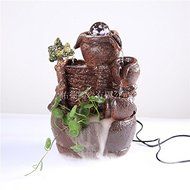 FEI&amp;S Creative ceramic fountain water ornaments home decorations humidifier flowing water fountain in the living... N16