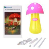 Ultrasonic Cool Mist Humidifier,Dizaul Mushroom Humidifier 200ml for skin moisturing,stealth mask with No Noise... N33
