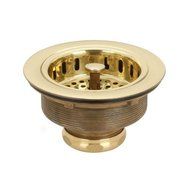 Belle Foret BFNKBS1PB Kitchen Basket Strainer, Polished Brass by Belle Foret