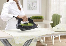Rowenta DW6080 Eco-Intelligence 1700-Watt Energy Saving Steam Iron Stainless Steel Soleplate with Auto-Off, 400... N3