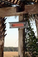 Fire Sense Indoor/Outdoor Wall-Mounted Infrared Heater, Stainless Steel N5