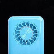 Somnr&reg;&nbsp; Blue Mini Usb Bladeless Fan Chargeable Genuine Ultra-thin Handheld the Ifan Creative Air Conditioning... N3