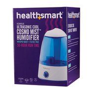 HealthSmart Cosmo Mist Cool Mist Ultrasonic Humidifier, Whisper Quiet, Runs 50 Hours, Filter Free, Blue N8