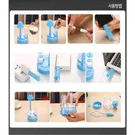 Mini Portable Travel Personal Ultrasonic USB Powered LED Sprout Humidifier (Blue) N3
