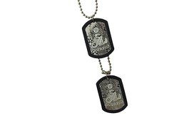 Storite Fashion "Scorpio" Square Black Frame Locket/Nackless Metal Finish
