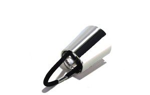 Nkisup Fashion Metal Opened Circle Cuff Ponytail Elastic Hair Band for Women (Silver) N8