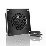 AC Infinity AIRPLATE S3, Quiet Cooling Fan System 6" with Speed Control, for Home Theater AV Cabinets N5
