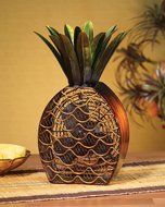 Deco Breeze DBF0375 Cast-Metal 16-Inch 3-Speed Pineapple-Shaped Decorative Fan