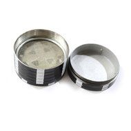 YINO Creative Black Metal Herbal Herb Tobacco Smoke Grinder Chip Shaped Hand Muller Crusher Grind Tools N2