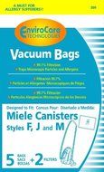 EnviroCare Replacement Bags for Miele F J M Microfiltration Vacuum Bags - 5 Bags + 2 Filters