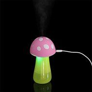 Mushroom Humidifier Aroma LED Air Diffuser Purifier Atomizer OE USB Lamp Household Office Water Purification N6