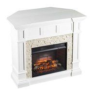 Southern Enterprises Merrimack Corner Infrared Electric Fireplace N5