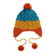 Baby Toddler Winter Beanie Warm Hat Hooded Scarf Earflap Knitted Cap Girls Boys N21