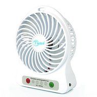 YL-VV@ Taidea UF-TDF02 Mini Portable Mute USB 18650 Rechargeable Battery Fan PC USB Cooler Table Fan with LED... N18
