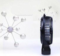 YL-VV@ Taidea UF-TDF02 Mini Portable Mute USB 18650 Rechargeable Battery Fan PC USB Cooler Table Fan with LED... N20