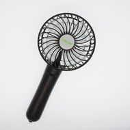 LIPPO Household USB Fan Portable Summer Cooling Fan 2-way Powered Convenient Mini Cooler (Palm-Leaf 183, Black) N23