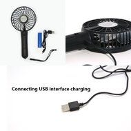 LIPPO Household USB Fan Portable Summer Cooling Fan 2-way Powered Convenient Mini Cooler (Palm-Leaf 183, Black) N24