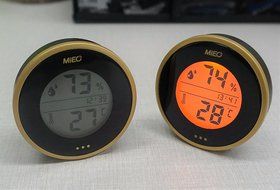 Incubator Thermometer Hygrometer with Hi/Low Memory and Touch Checking Button 2pcs Gold/Pack.Mieo (Gold2) N9