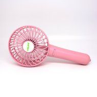 LIPPO Household USB Fan Portable Summer Cooling Fan 2-way Powered Convenient Mini Cooler (Palm-Leaf 183, Black) N26