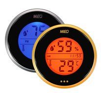 Incubator Thermometer Hygrometer with Hi/Low Memory and Touch Checking Button 2pcs Gold/Pack.Mieo (Gold2) N12