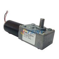 TSINY Reversible 12V Electrical DC Worm Gear Motor 260 RPM High Speed with Metal Geared Box Reducer Output Shaft...