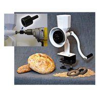 Wonder Junior Deluxe Hand Grain Mill with Drill Bit Adapter by Wonder Junior