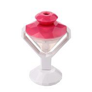 DZT1968 USB Diamond Shape Mini Humidifier Manufacturer Of Diffuser Mist Air Purifier (Pink) N10