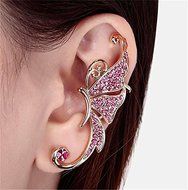 Fashion Crystal Clip Ear Cuff Stud Women's Punk Wrap Cartilage Earring Jewelry N3