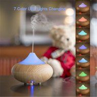 Essential Oil Diffuser,EVELTEK Wood Grain Cool Mist Portable Aromatherapy Air Humidifier,7 Colors Changing LED... N8