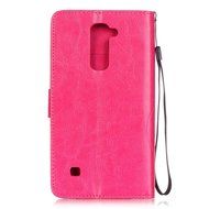 Spritech(TM) Pu Leather Bling Phone Case For LG G Stylo 2 LS775/LG Stylus 2 K520,Handmade Crystal Accessary Flower... N30
