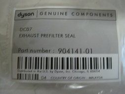Genuine Dyson DC14 Exhaust Pre-Filter Seal #904141-01