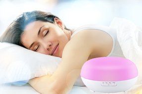 Essential Oil Diffuser 200ml - Aromatherapy Diffuser Ultrasonic Whisper Quiet Cool Mist - Aroma Humidfier with...