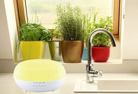 Essential Oil Diffuser 200ml - Aromatherapy Diffuser Ultrasonic Whisper Quiet Cool Mist - Aroma Humidfier with... N2