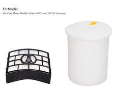 I-clean Replacement HEPA, Foam &amp; Felt Filters for Shark NV650, NV651, NV652, NV750, NV751, NV752, NV753 Part #...