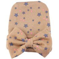 Newborn Baby Girls Toddler Stripe Hospital Cap Infant Comfy Bowknot Beanie Hat N17