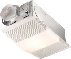 NuTone 665RP Heat-A-Ventlite Exhaust Fan with 1300-Watt Heater and 100-Watt Incandescent Light, 70 CFM N3