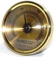 Only Adjustable Humidifier &amp; Hygrometer for Musical Instruments (White / Gold) By Humistat USA N2