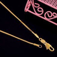 Charming Hot Sale 14k Gold Filled 17" Chain Link Necklace Charms Gift N4