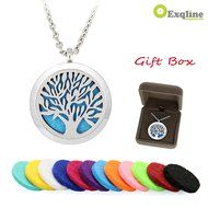 Stylish Diffuser Necklace with Gift Box - Exqline Essential Oil Diffuser Necklace Pendant Locket Gorgeous Aromatherapy... N2