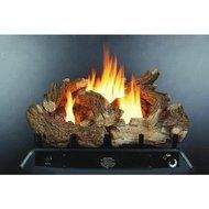 Kozy World, GLD2450 Fireplace Log Set, Vent-Free, Dual Fuel, 24 Inch