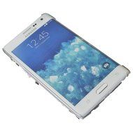 Spritech(TM) Bling Phone Case For Samsung Galaxy Note Edge,3D Handmade Silver Crystal White Flower Butterfly Accessary... N25