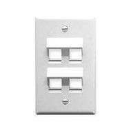 ICC Faceplate IC107DA4WH by ICC