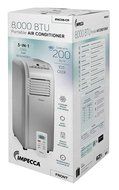 Impecca IPAH14-KS 14,000 BTU Heat &amp; Cool Portable Air Conditioner with Electronic Controls N12