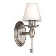 Hudson Valley Lighting Orleans 1-Light Vanity Light - Satin Nickel Finish with Opal Matte Glass Shade by Hudson...