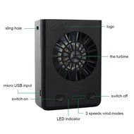 Deli 3 Speeds Portable Multi-functional Mini Rechargeable Fan Powered by 18650 Li-ion Battery (included) &amp; USB... N6