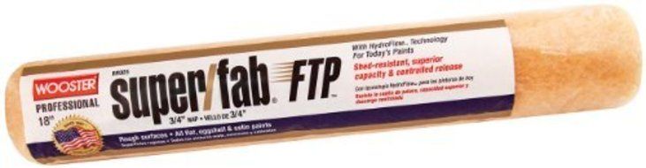 Wooster Brush RR925-18 Inch Super Fab FTP Roller Cover, 3/4-Inch Nap by Wooster Brush