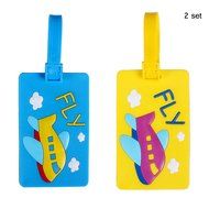 Nasis Cute Travelling Luggage Tag/ID Holder AL9012 pack of 2 (AL9012-2) N3