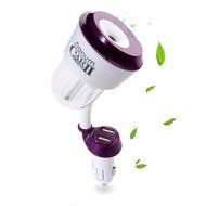 Cideros Aroma Diffuser Car Charger Humidifier Air Purifier with 2 Port USB Charger Aromatherapy Essential Oil... N21